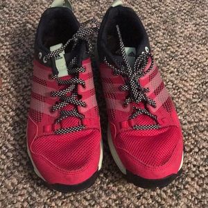 Pink adidas sneakers